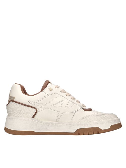 Sneakers modello BLAKE in pelle ASH | BLAKE TUMBLED LEATHER-ROUNDERBIANCO-MARRONE
